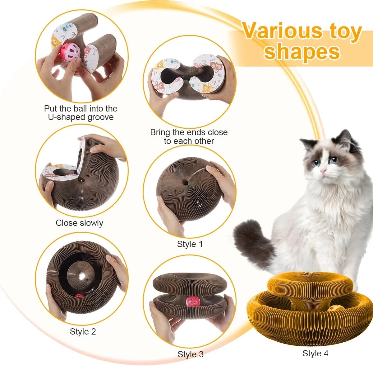 Magic Organ Cat Scratch Toy