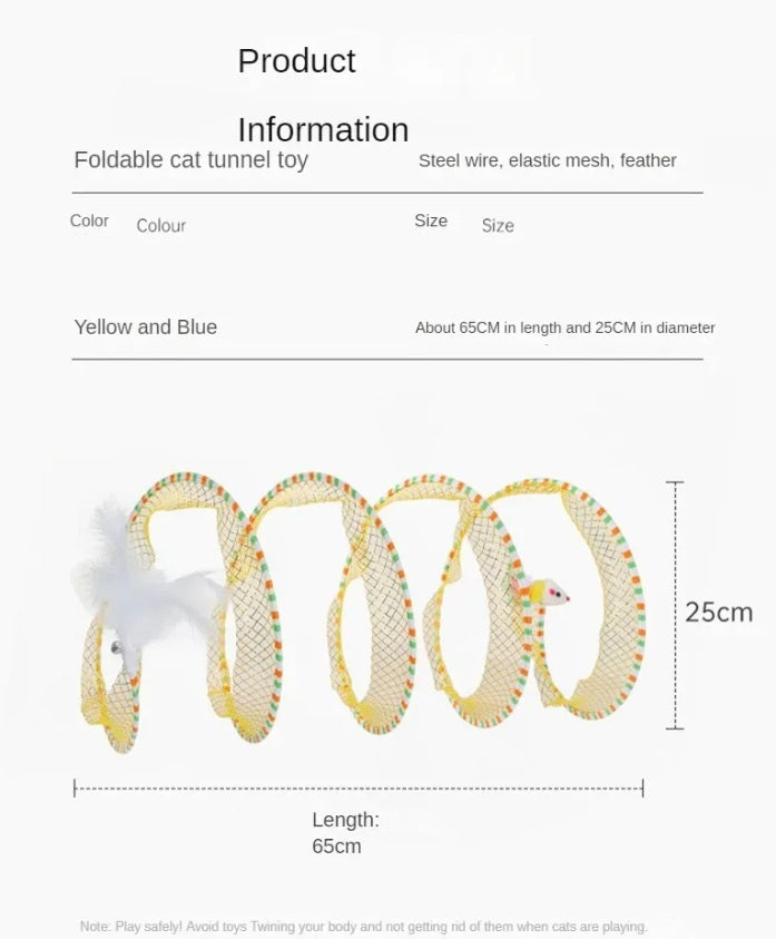 Interactive Cat Tunnel Tube